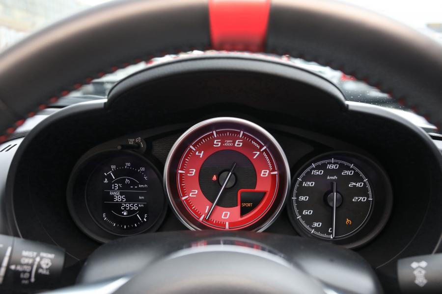 Панель приборов Abarth 124 Spider Monza Edition (348) 2018 года  (AU) (фото 9 из 23)